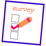 Logo che indica un survey